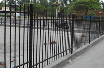 vertical double sided fence panels