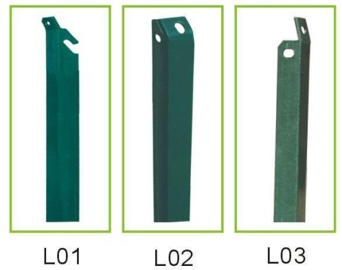 square steel gate posts