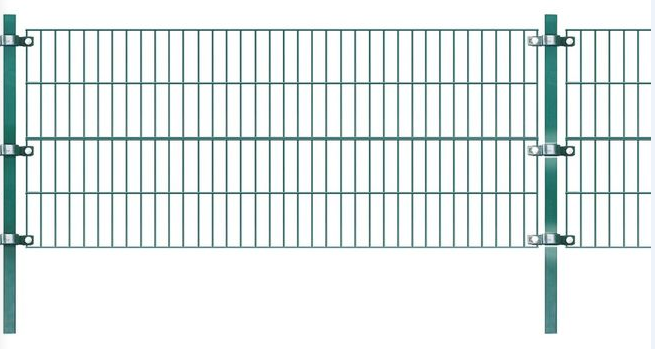 white chain link gate