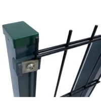 black metal gate handles